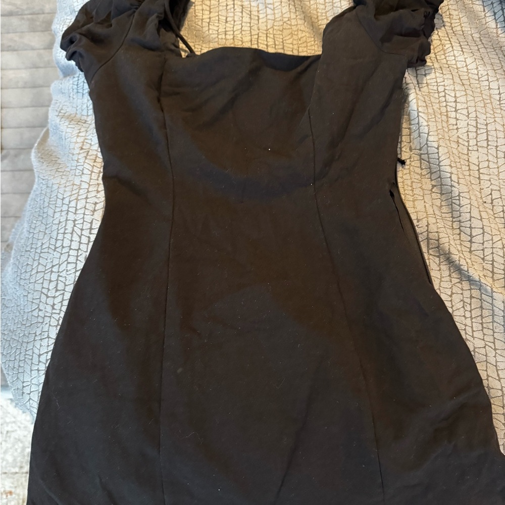 Elegant Black Backless Dress. Size S Rarely worn - Picture 6 of 11